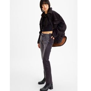 NWT Levi’s Black 501 Spliced Jeans